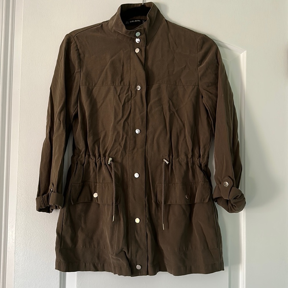 Zara Army Green Top